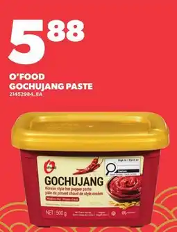 Loblaws O'FOOD GOCHUJANG PASTE offer