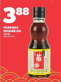 Loblaws FOREWAY SESAME OIL offer