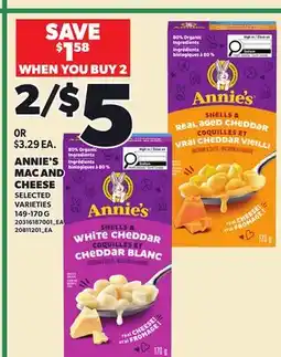 Loblaws ANNE'S MAC AND CHEESE offer