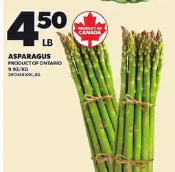 Loblaws ASPARAGUS offer