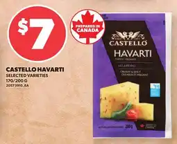 Loblaws CASTELLO HAVARTI, 170/200 G offer