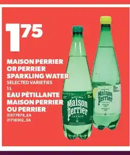 Valu-mart EAU PÉTILLANTE MAISON PERRIER OU PERRIER offer