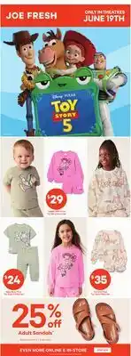 Loblaws JOE FRESH offer
