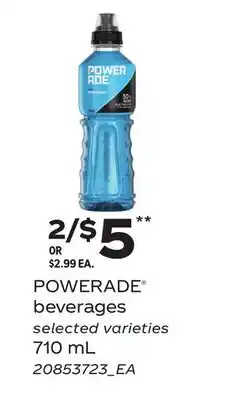 Loblaws POWERADE BEVERAGES offer