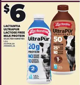 Loblaws LACTANTIA ULTRAPUR LACTOSE FREE MILK PROTEIN offer