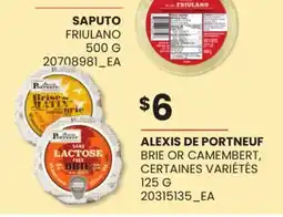 Loblaws ALEXIS DE PORTNEUF BRIE OR CAMEMBERT offer