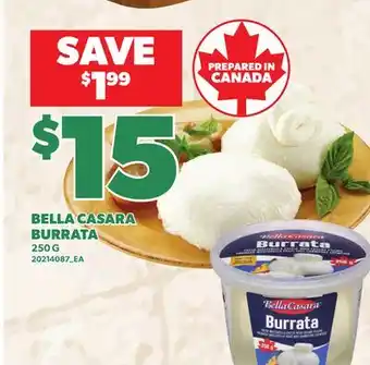 Loblaws BELLA CASARA BURRATA offer