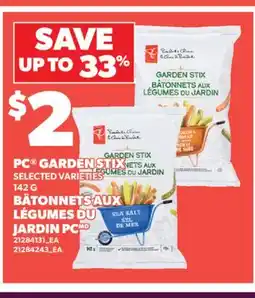 Valu-mart BÂTONNETS AUX LÉGUMES DU JARDIN PC offer