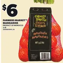 Loblaws FARMERS MARKET MANDARINS,2 LB offer