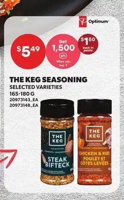 Loblaws THE KEG SEASONING offer