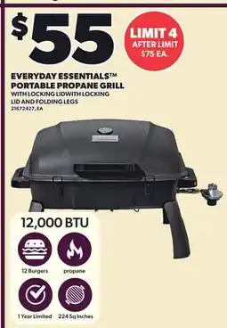 Loblaws EVERYDAY ESSENTIALS PORTABLE PROpane GRILL offer