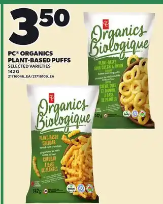 Loblaws PC ORGANICS PLANT-BASED PUFFS offer