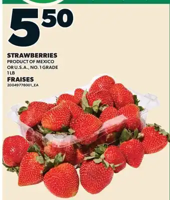 Valu-mart FRAISES, 1 LB offer