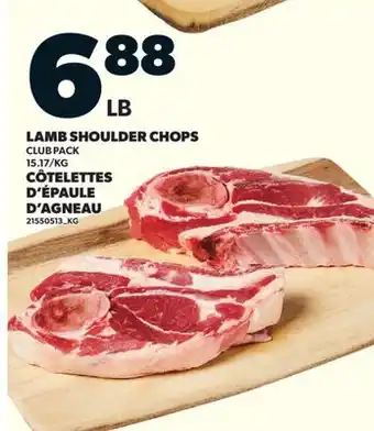 Valu-mart CÔTELETTES D'ÉPAULE D'AGNEAU offer