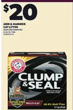 Loblaws ARM & HAMMER CAT LITTER offer