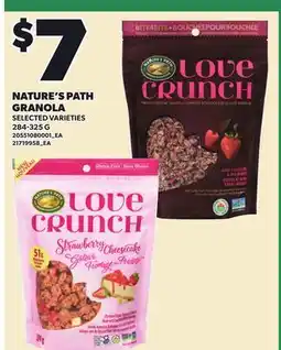 Loblaws NATURE'S PATH GRANOLA offer