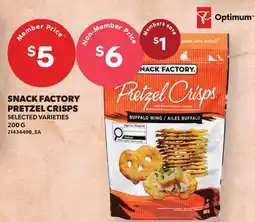 Loblaws SNACK FACTORY PRETZEL CRISPS offer