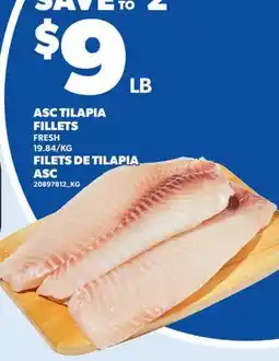 Valu-mart FILETS DE TILAPIA ASC offer