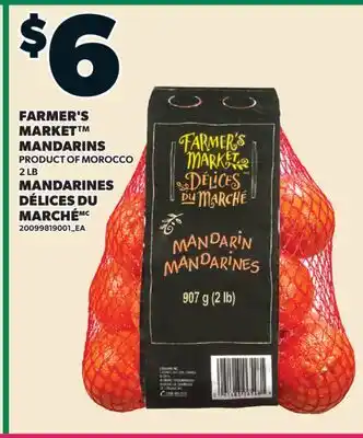 Valu-mart MANDARINES DÉLICES DU MARCHÉ, 2 LB offer