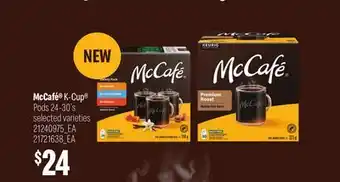 Loblaws MCCAFE K-CUP PODS, 24 - 30'S offer