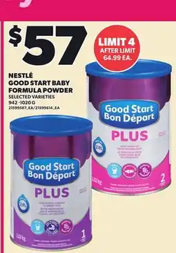 Loblaws NESTLÉ GOOD START BABY FORMULA POWDER offer