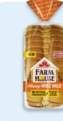 Walmart Country Harvest Farmhouse white or whole wheat bread offer