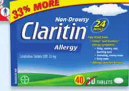 Walmart Claritin 30 + 10s or tin or Aerius 24 + 8s offer