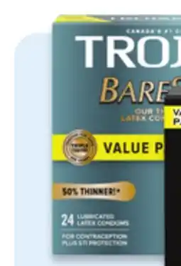 Walmart Trojan BareSkin 24s condoms offer