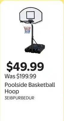 Walmart Poolside Basketball Hoop offer