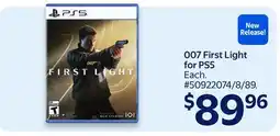 Walmart 007 First Light for PS5 offer
