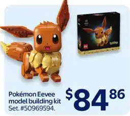 Walmart Pokemon Eevee model building kit offer