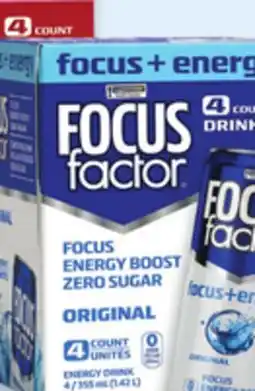 Walmart Focus Factor energy drink offer