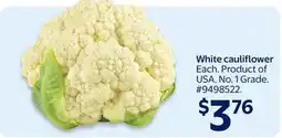 Walmart White cauliflower offer