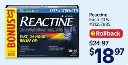 Walmart Reactine offer