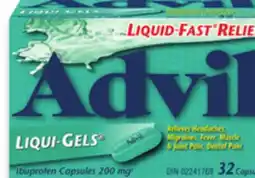 Walmart Advil Liqui-Gels offer