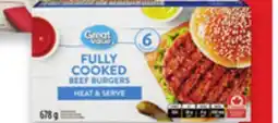 Walmart Fully cooked burgers offer