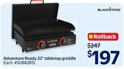Walmart Adventure Ready 22 tabletop griddle offer