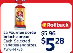 Walmart La Fournée dorée brioche bread offer