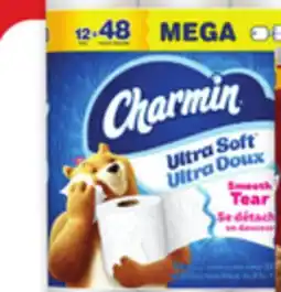 Walmart Charmin bathroom tissue 12 = 48 rolls offer