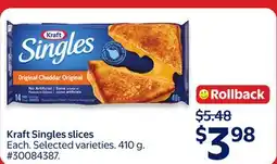 Walmart Kraft Singles slices offer