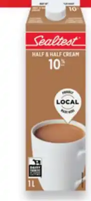 Walmart Sealtest 1% buttermilk or 5% or 10% or 18% or Lactantia 10% cream offer