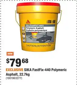 Home Depot EXCLUSIVE SIKA FastFix-440 Polymeric Asphalt offer