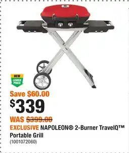 Home Depot EXCLUSIVE NAPOLEON 2-Burner TravelQ Portable Grill offer