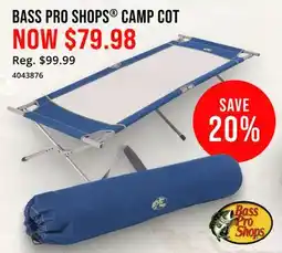 Cabela's BASS PRO SHOPS CAMP COT offer