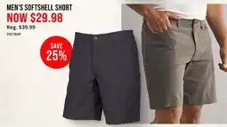 Cabela's MEN'S SOFTSHELL SHORT offer