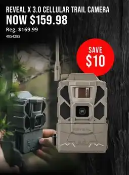 Cabela's REVEAL X 3.0 CELLULAR TRAIL CAMERA offer