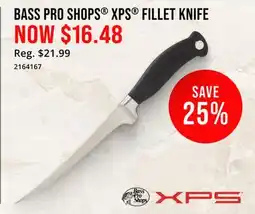 Cabela's BASS PRO SHOPS XPS FILLET KNIFE offer