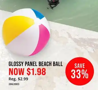 Cabela's GLOSSY PANEL BEACH BALL offer