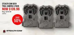 Cabela's STEALTH САМ QV24 TRAIL CAMERA 3-PACK offer