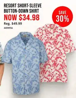 Cabela's RESORT SHORT-SLEEVE BUTTON-DOWN SHIRT offer